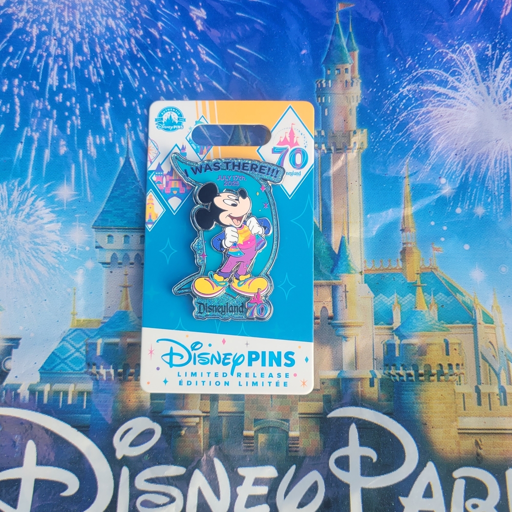 Disney Disneyland Resort “I Was There” 70th Anniversary Pin